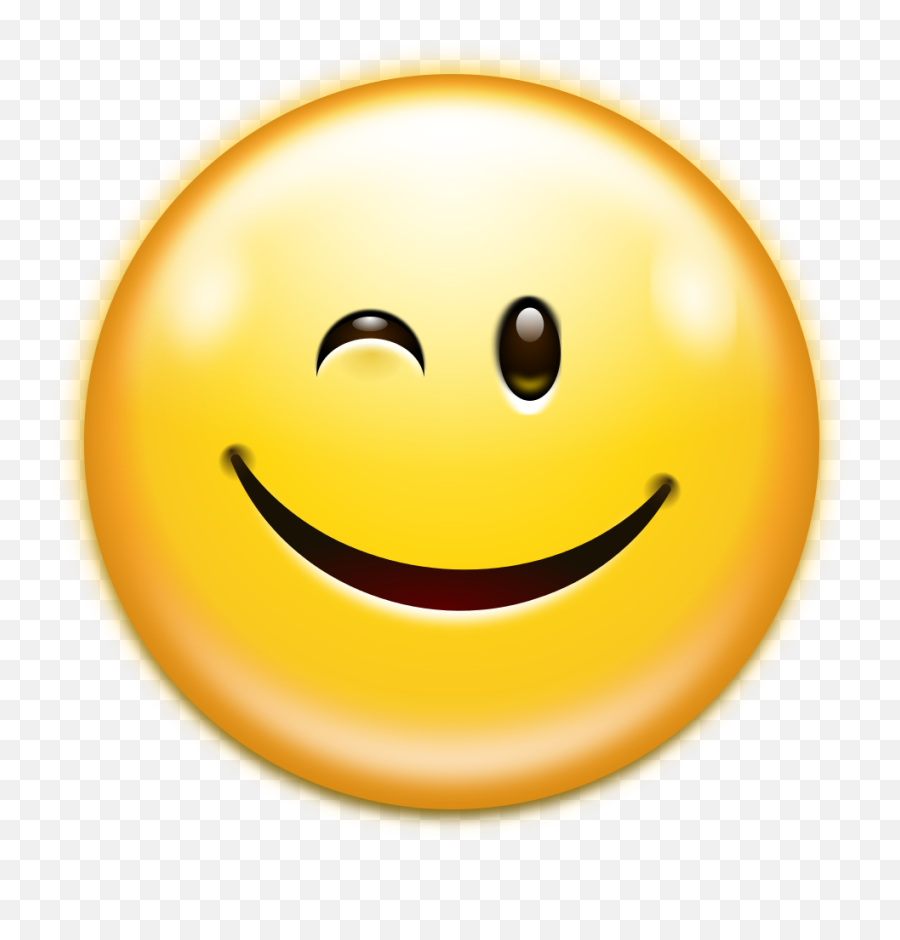 File Oxygen480 Emotes Face Wink Svg Wikimedia Commons - Smile Icon Emoji,Emoji Wink