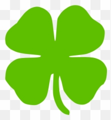 4 Leaf Clover Clip Art At Vector Clip Art 2 - Four Leaf Clover Clipart Emoji,Four Leaf Clover Emoji