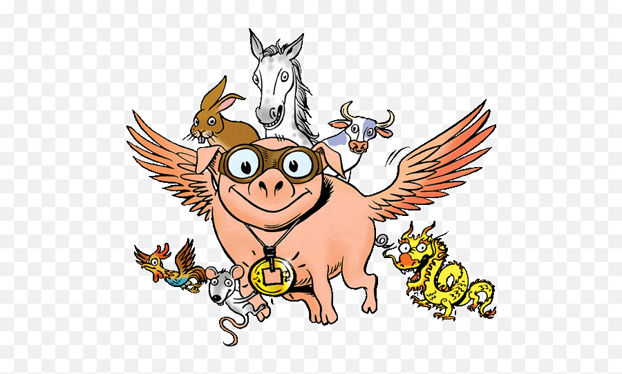 Clsa Feng Shui Index 2019 - Cartoon Emoji,Man Knife Pig Cow Emoji