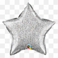 Star Glittergraphic Count - Silver Cute Png Emoji