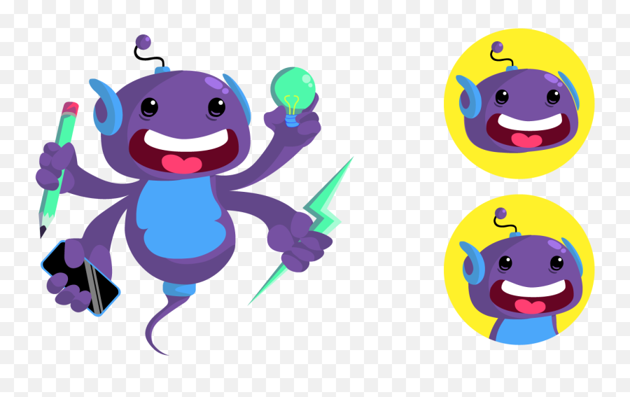 New Mascot Design For Utopy Steemit - Cartoon Emoji,Animated Congratulations Emoticon