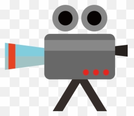 Recorder Movie Projector Cinema - Film Transparent Emoji