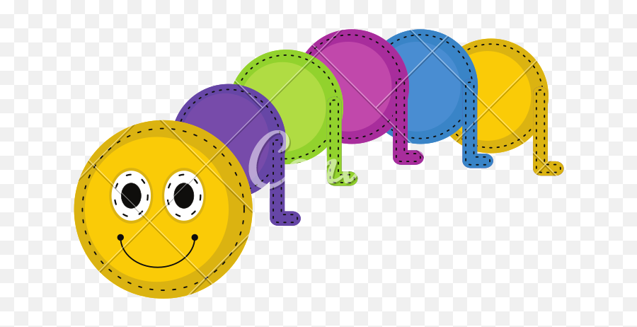 Isolated Stuffed Worm Toy Icon - Smiley Emoji,Worm Emoticon