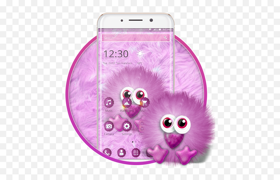 Amazoncom Fluffy Cute Cat 2d Theme Appstore For Android - Iphone Emoji,Furry Emojis