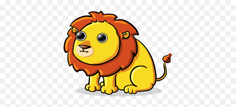 Lion Image Clip Art Free Vector Art - Clipartix Cute Lion Transparent Emoji,Lion Emoji Png