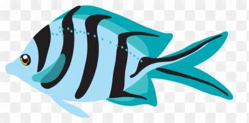 Blue Fish Clipart - Transparent Background Png Emoji