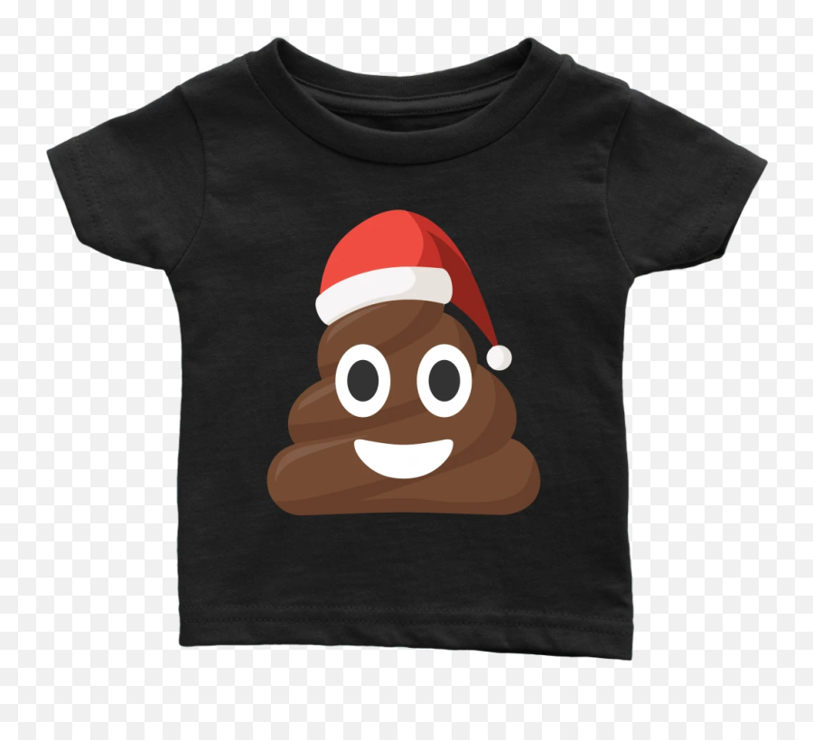 Funny Christmas Poop Emoji Santa Hat Shirts - Am My Keeper,Emoji With Santa Hat
