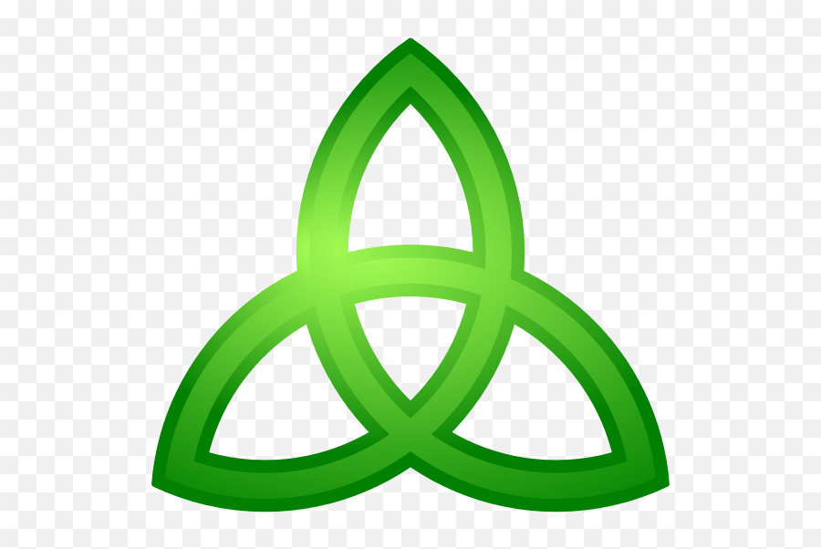 Celtic Trinity Knot Clipart - Christianity Symbol Trinity With Cross Emoji,Celtic Cross Emoji
