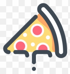 Salami Pizza Icon - Food Emoji
