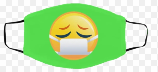 Mask Wearing Emoji - Happy