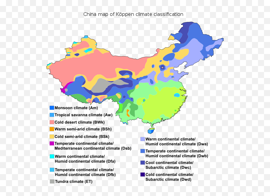 China - China Koppen Climate Map Emoji,Wu Tang Emoji