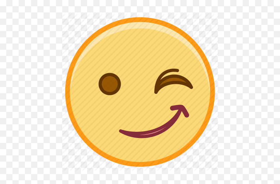 Wink Icon At Getdrawings - Smile Wink Emoji,Wink Emoticon