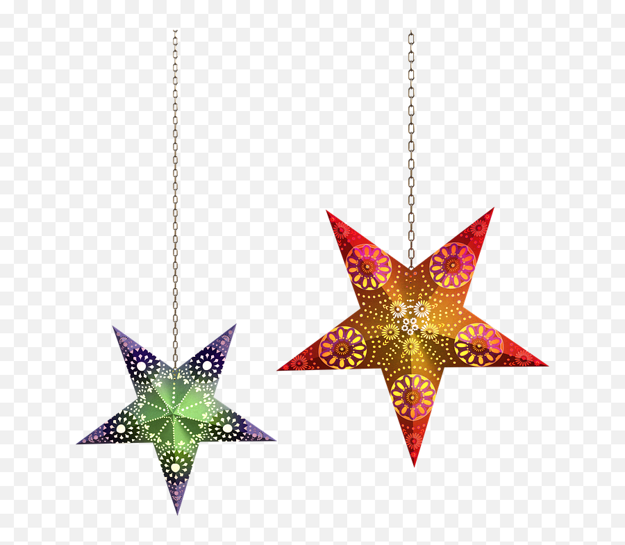 Star Decorations Stars - Portable Network Graphics Emoji,Moon And Stars Emoji