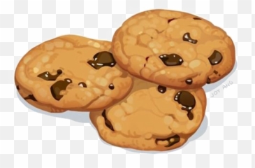 Chocolate Chip Cookie Transparent Png - Cartoon Chocolate Chip Cookies Png Emoji,Cookies Emoji
