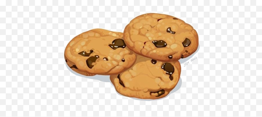 Chocolate Chip Cookie Transparent Png - Cartoon Chocolate Chip Cookies Png Emoji,Cookies Emoji