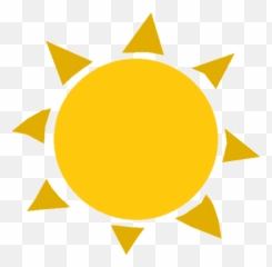 Sun Summer Heat - Clip Art Transparent Emoji