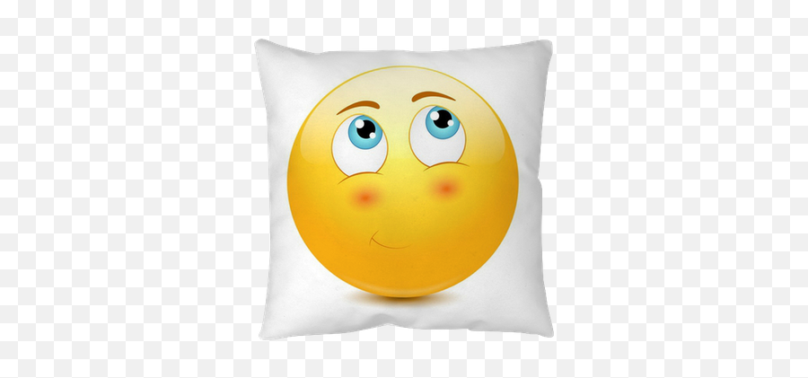Shy Emoticon - Cushion Emoji,Shy Emoticon