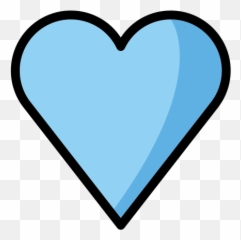 What Does The Blue Heart Emoji Mean - Heart,Line Emoji Meanings