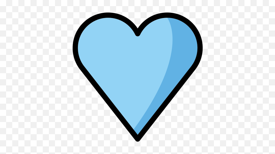 What Does The Blue Heart Emoji Mean - Heart,Line Emoji Meanings