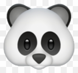 This Is A 100 Sticker In This Profile - Panda Emoji Apple,Bear Emoticon
