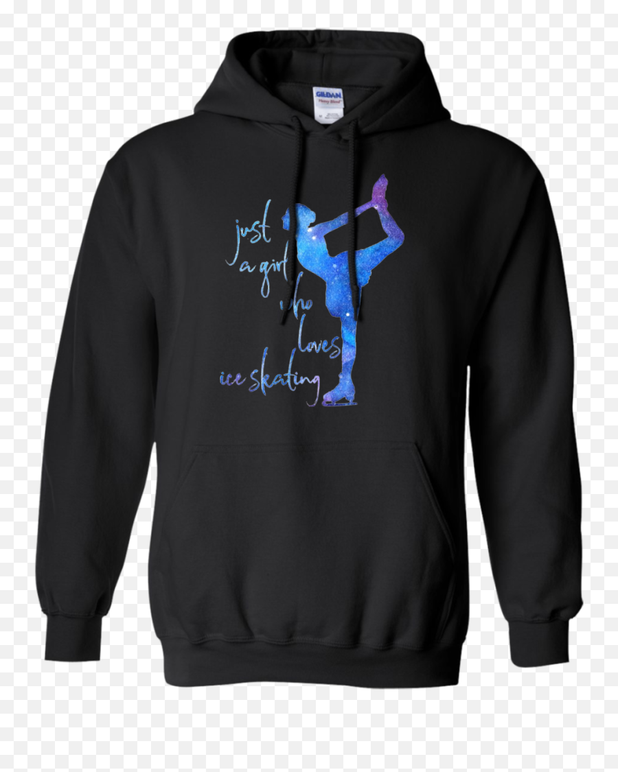 Just A Girl Who Loves Ice Skating - Ice Skater T Shirt Hoosier Tire Hoodie Emoji,Ice Skating Emoji