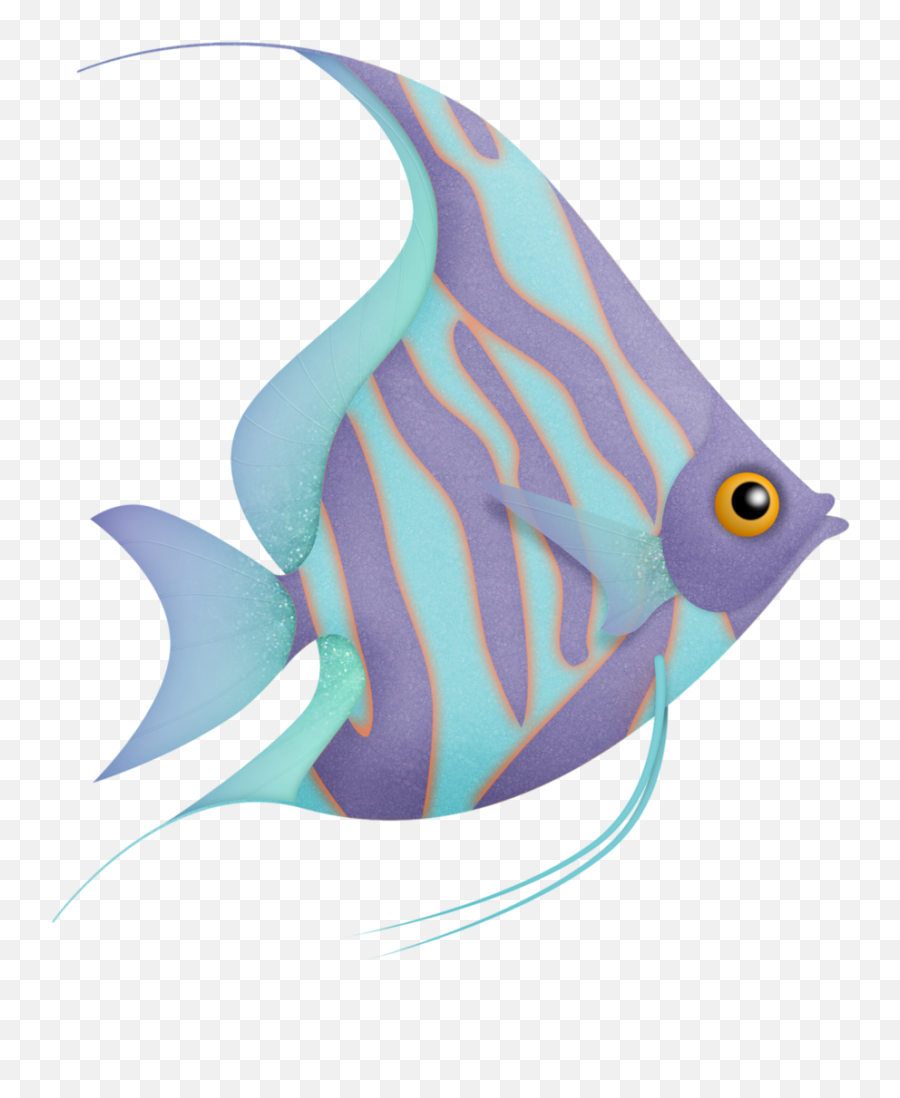 Fundo Do Mar Pez Angel Fish Drawings - Colorful Tropical Fish Clipart Emoji,Emoji Pez