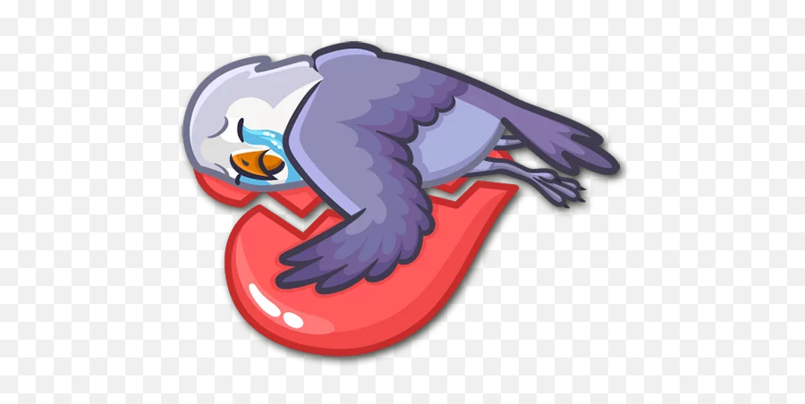 Lovebirds By Osmer Stickers For Telegram - Cartoon Emoji,Eagle Emoji Android