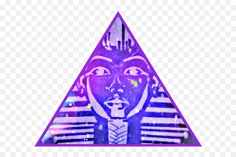 Egypt Pharaoh Pyramid Outerspace Cosmic - Poster Emoji,Pharaoh Emoji