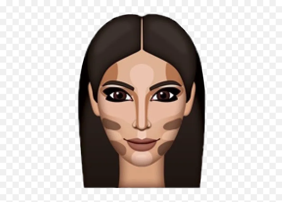 Makeup Emoji Saubhaya Makeup - Kim Kardashian Emoji,Indian Emoji Copy And Paste