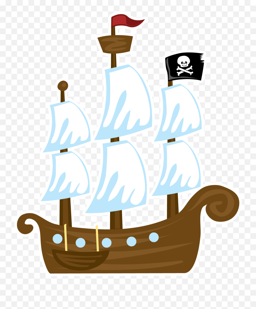 Pin - Drawing Emoji,Pirate Ship Emoji