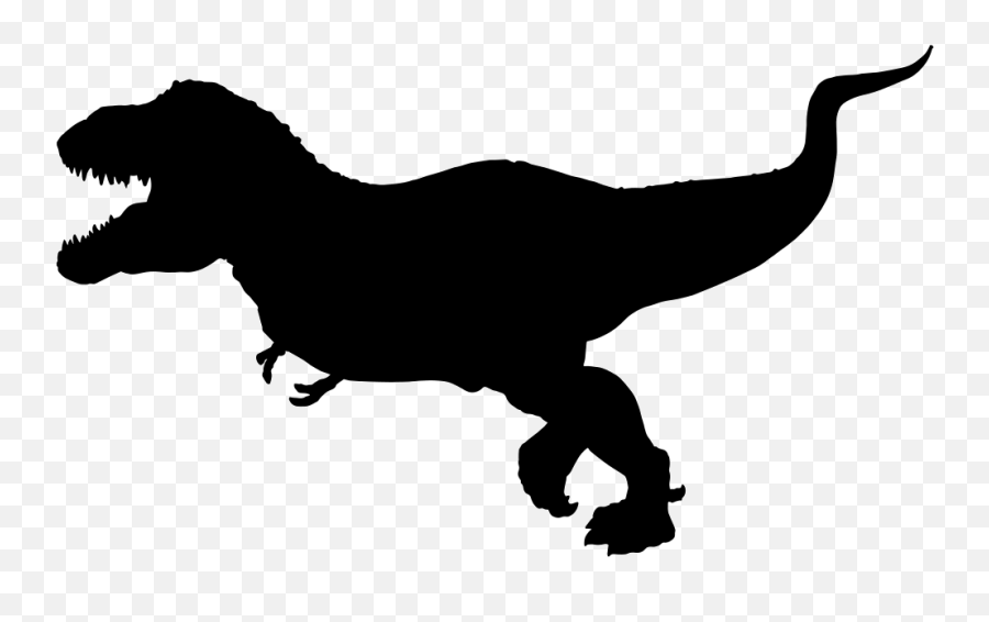 Dinosaur Clipart Tyrannosaurus Rex - Png T Rex Silhouette Emoji,Dinosaur Emoji Iphone