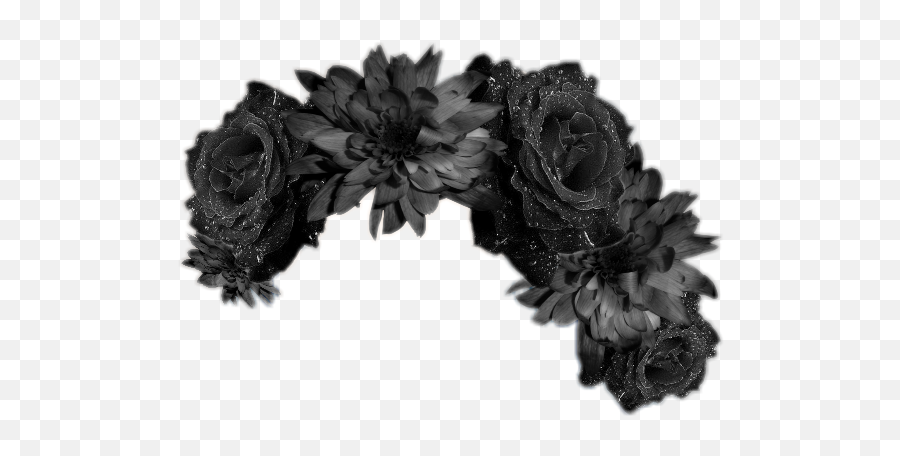 Black Flower Crown Png Transparent - Black Flower Crown Png Emoji,Black Flower Emoji