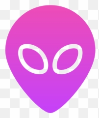 Alien - Circle Emoji