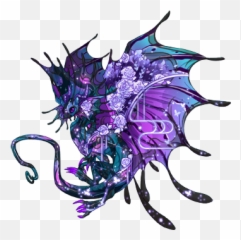 Show Me Purple Dragons - Flight Rising Basic Fae Emoji,Purple Horned Emoji
