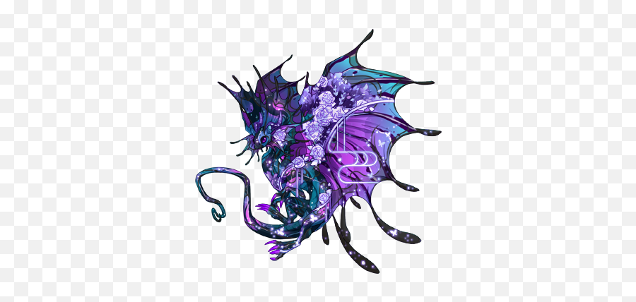 Show Me Purple Dragons - Flight Rising Basic Fae Emoji,Purple Horned Emoji