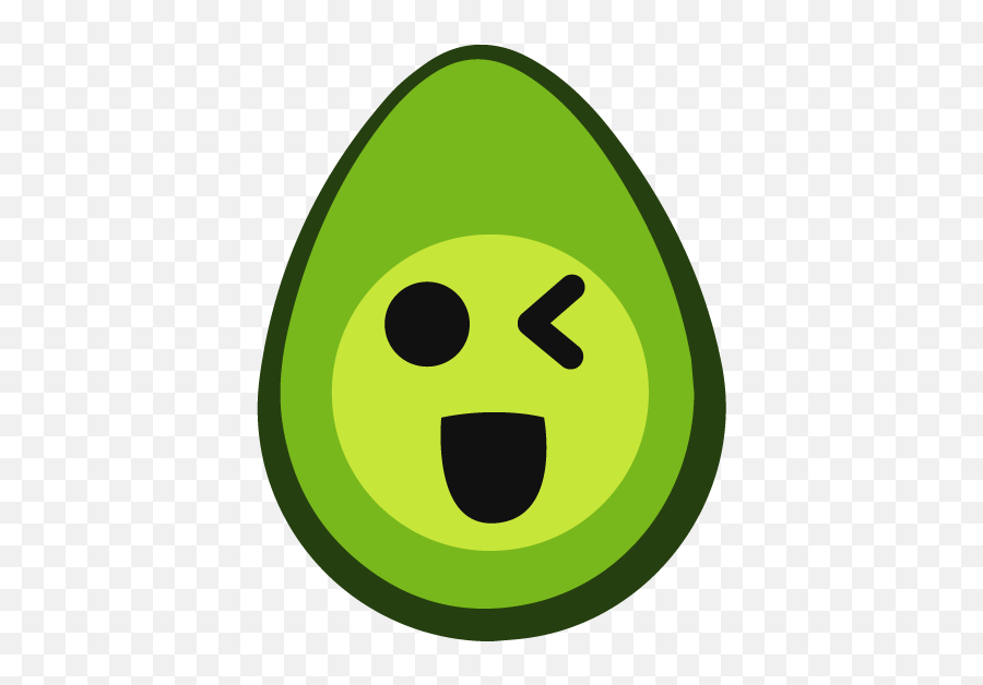 Winking Avocado - Smiley Emoji,Emoticon For Rolling Eyes