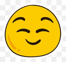 Smiley Cute Sticker - Face Emoji