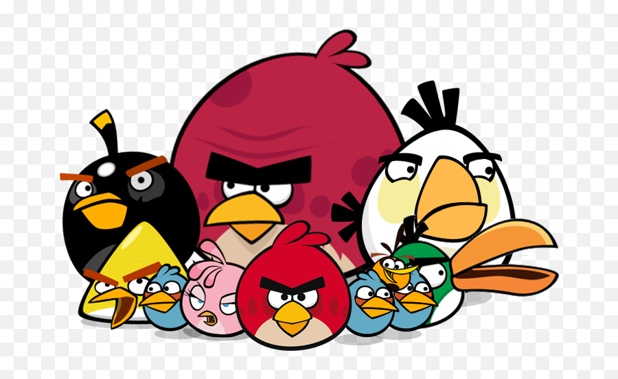 Download Angry Birds Png Transparent Background - Angry Angry Bird Background Png Emoji,Angry Birds Emojis