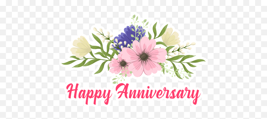 Anniversary Happyanniversary Flower Freetoedit - Barberton Daisy Emoji,Happy Anniversary Emoji