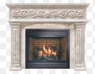 Fireplace Traditional White - Hearth Emoji