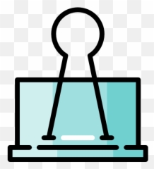 The Best Free Paperclip Icon Images - Binder Clips Cipart Emoji