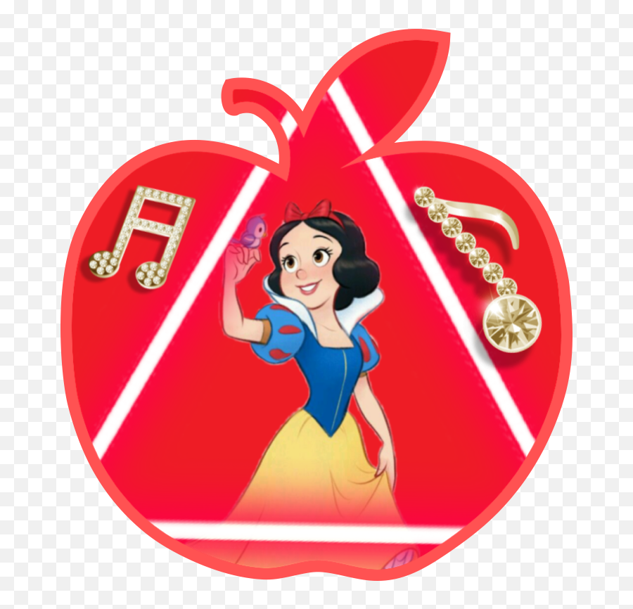 Snowwhite Snow White Red Apple Music - Emblem Emoji,Snow White Emoji