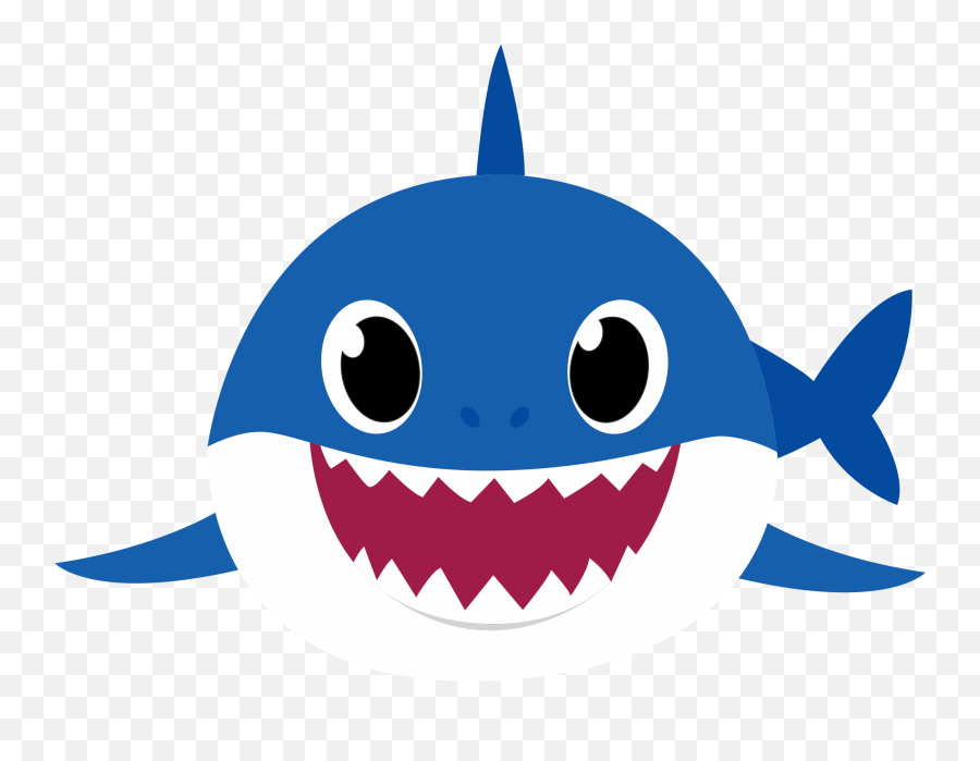 Daddy Shark Png 02 - Vector Baby Shark Png Emoji,Shark Emojis