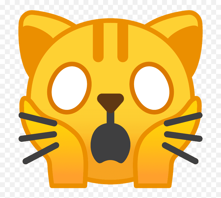 Weary Cat Emoji Clipart - Crying Cat Emoji Png,Gray Cat Emoji