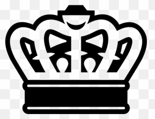 Emojione Bw 1f451 - Corona Rey Blanca Png Emoji,Crown Emoji