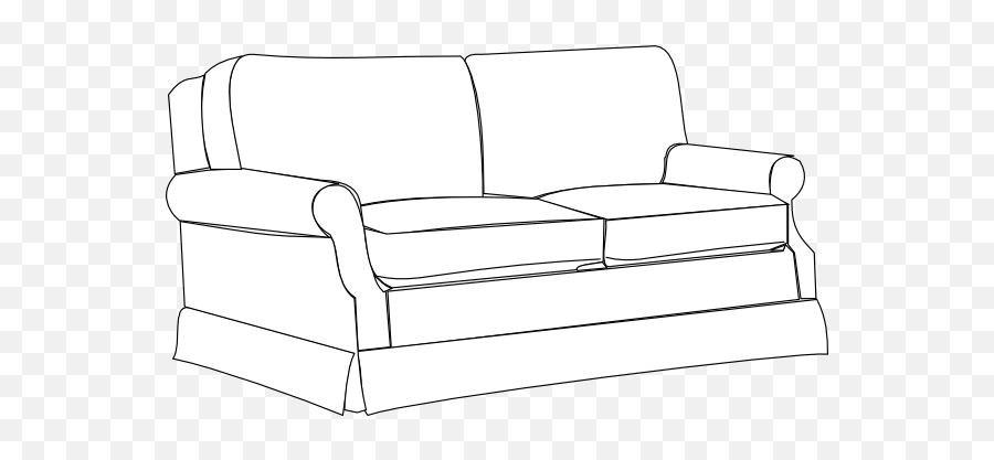 Couch Clip Art - Clip Art Library Couch In Black And White Emoji,Couch Emoji