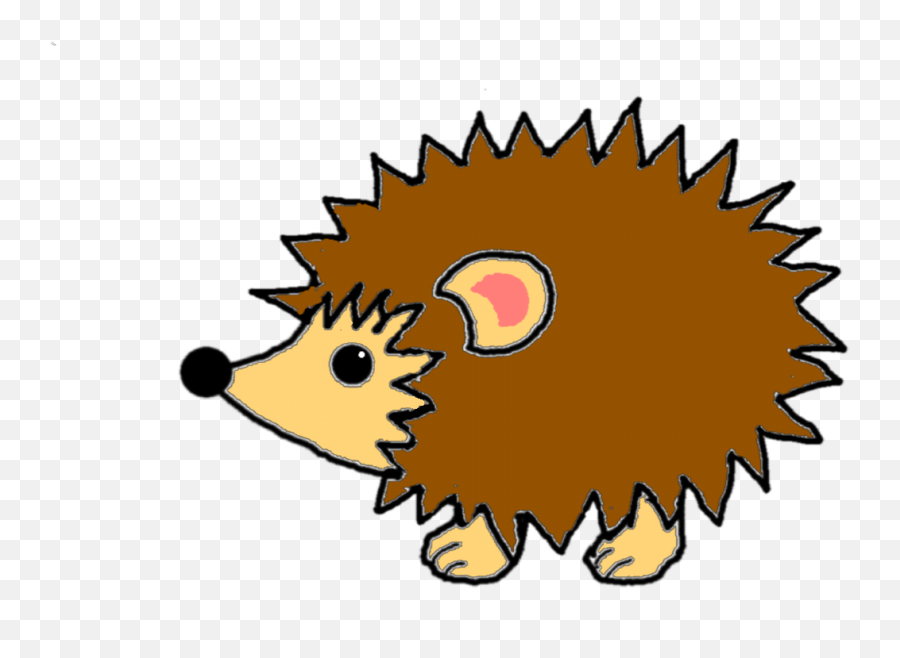 How To Draw A Hedgehog Step - Drawing Hedgehog Emoji,Porcupine Emoji