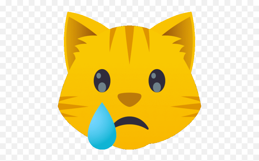 Teary Eyed Cat Gif - Tearyeyed Cat Joypixels Discover U0026 Share Gifs Cat Emoji,Teary Eyed Emoji