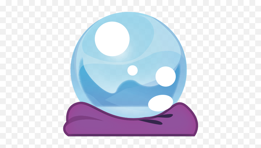 Crystal Ball Emoji For Facebook Email Sms - Crystal Ball Png Clipart,Crystal Ball Emoji