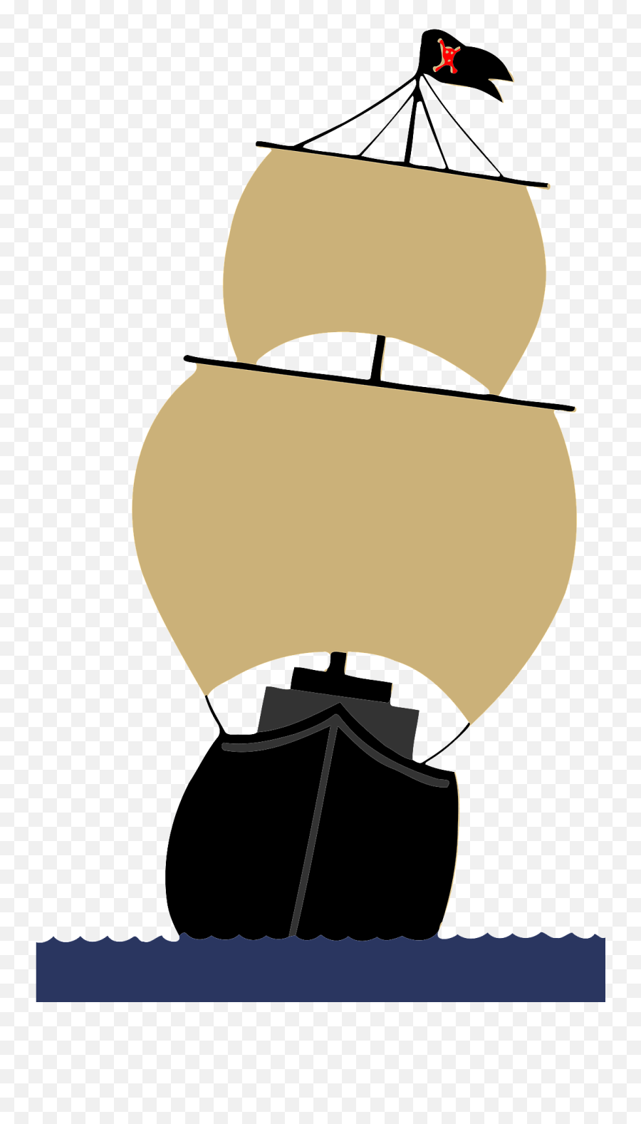 Pirate Ship Clipart - Cartoon Emoji,Pirate Ship Emoji